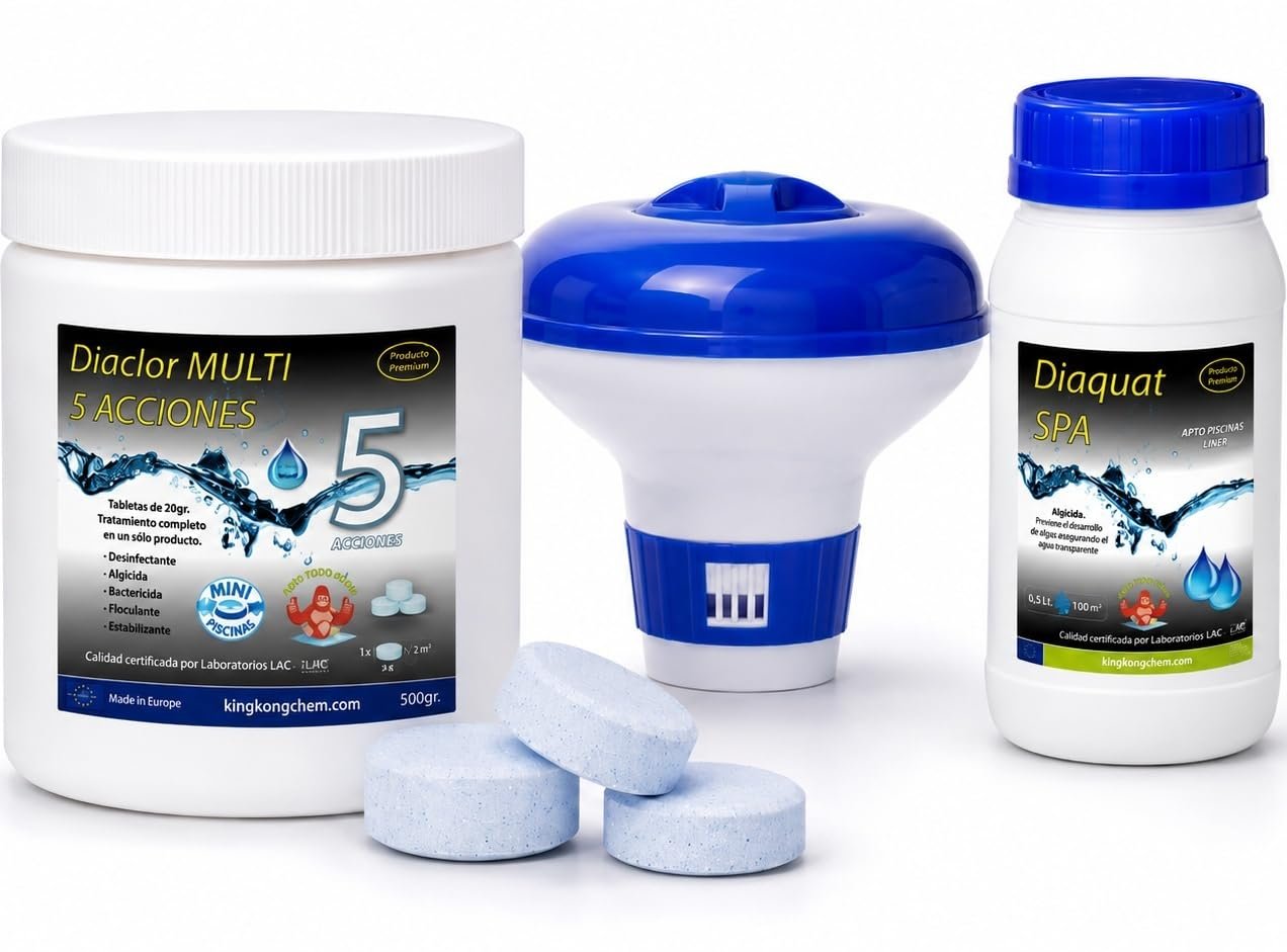 Kit de limpieza de agua de piscina desmontable